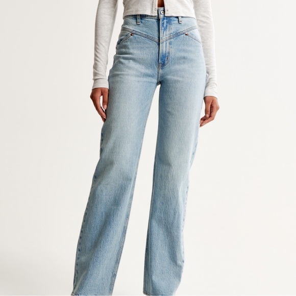 • NWOT! • Abercrombie 90s relaxed jeans - Picture 2 of 6